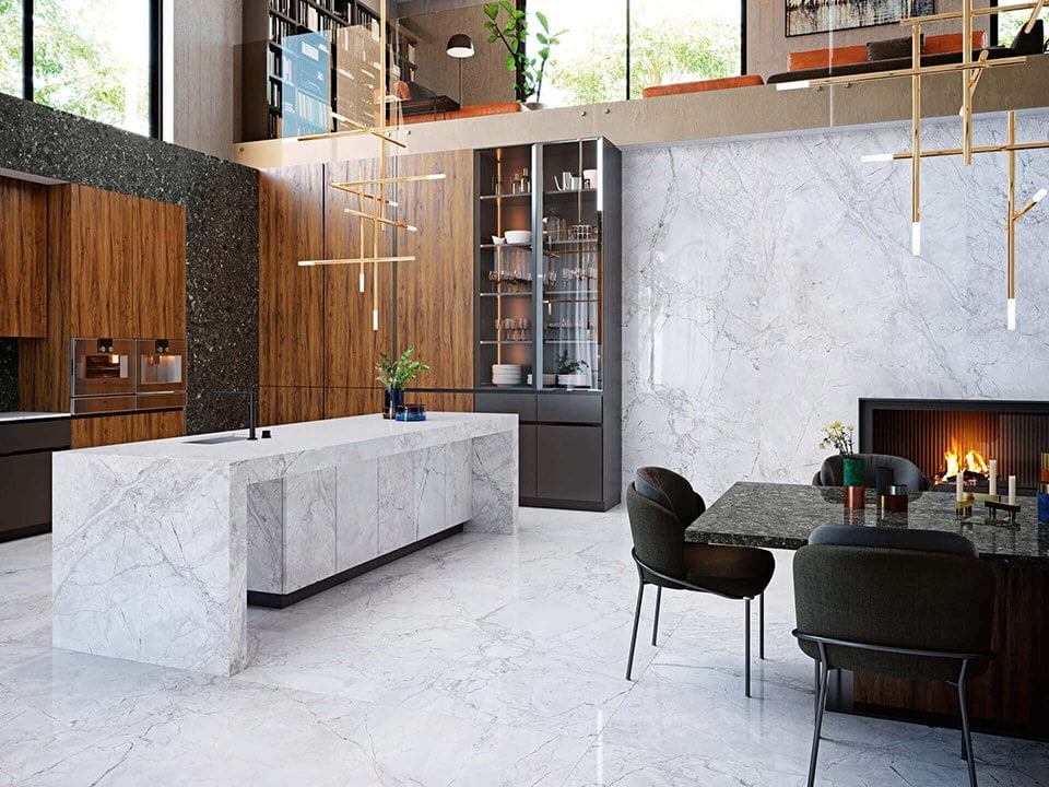 Ascale Bahía Silver 12mm Porselen Tezgah