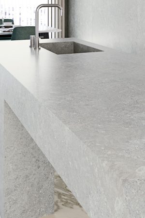 Ascale Borgogna Silver 12mm Porselen Tezgah