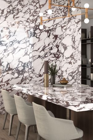 Ascale Calacatta Viola 12mm Porselen Tezgah