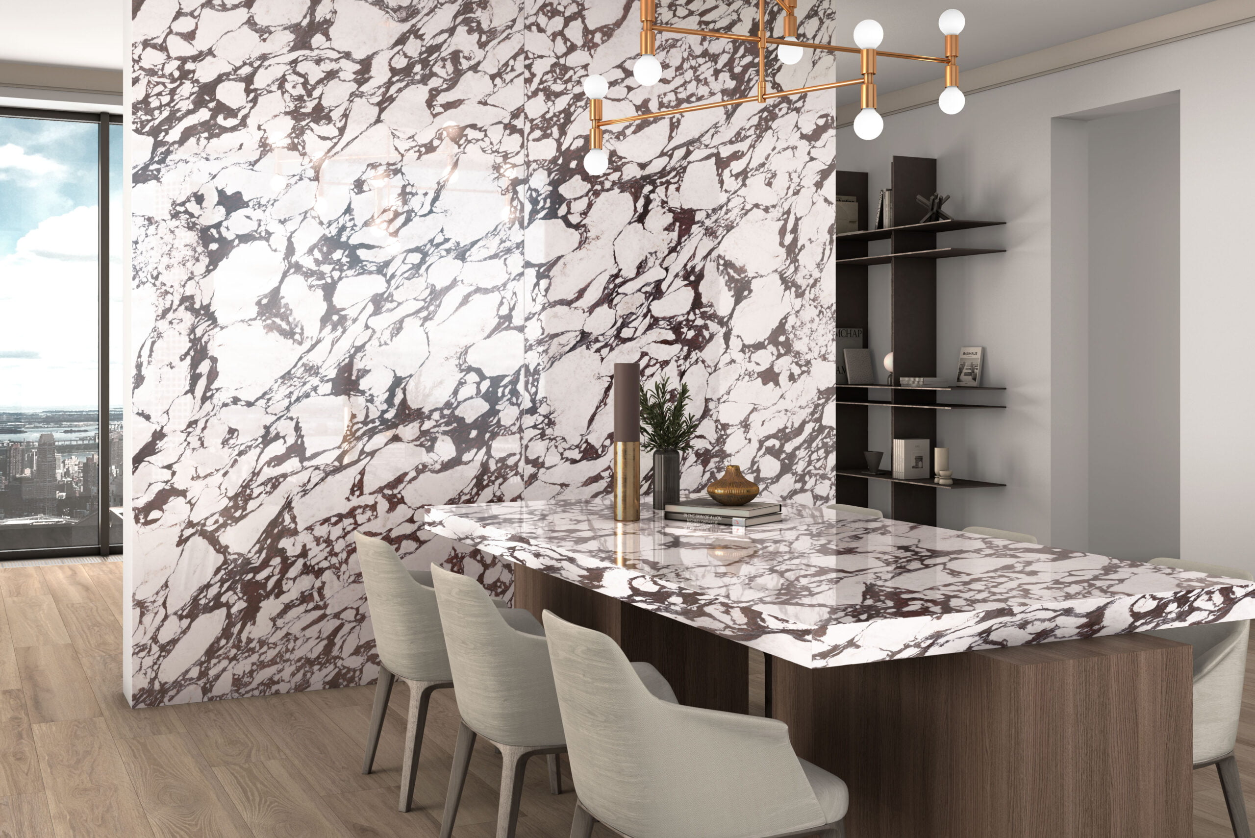 Ascale Calacatta Viola 12mm Porselen Tezgah