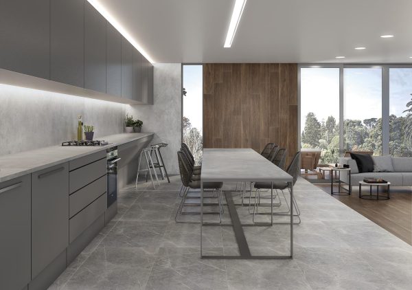 Ascale Cosmopolita Silver 12mm Porselen Tezgah