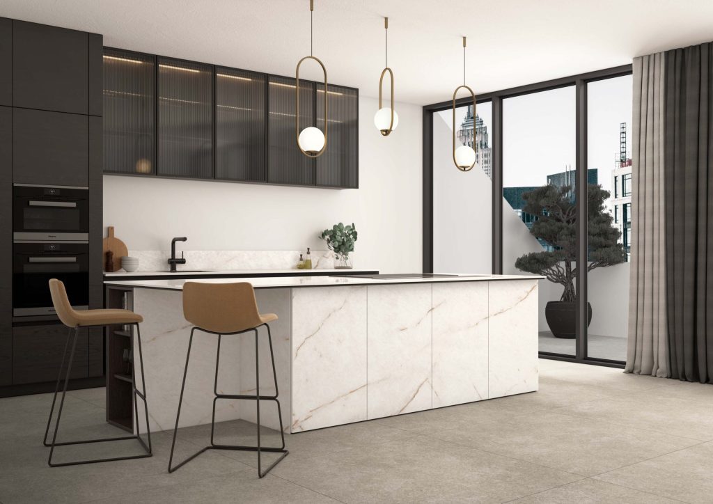 Ascale Crystal White 12mm Porselen Tezgah