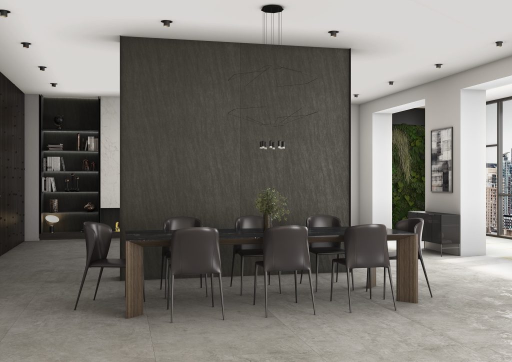 Ascale Etna Black 12mm Porselen Tezgah