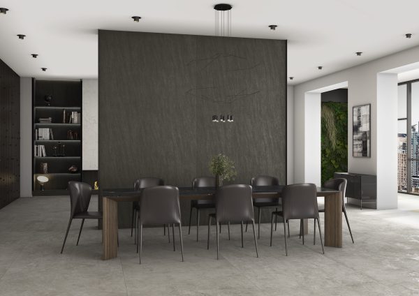 Ascale Etna Black 12mm Porselen Tezgah