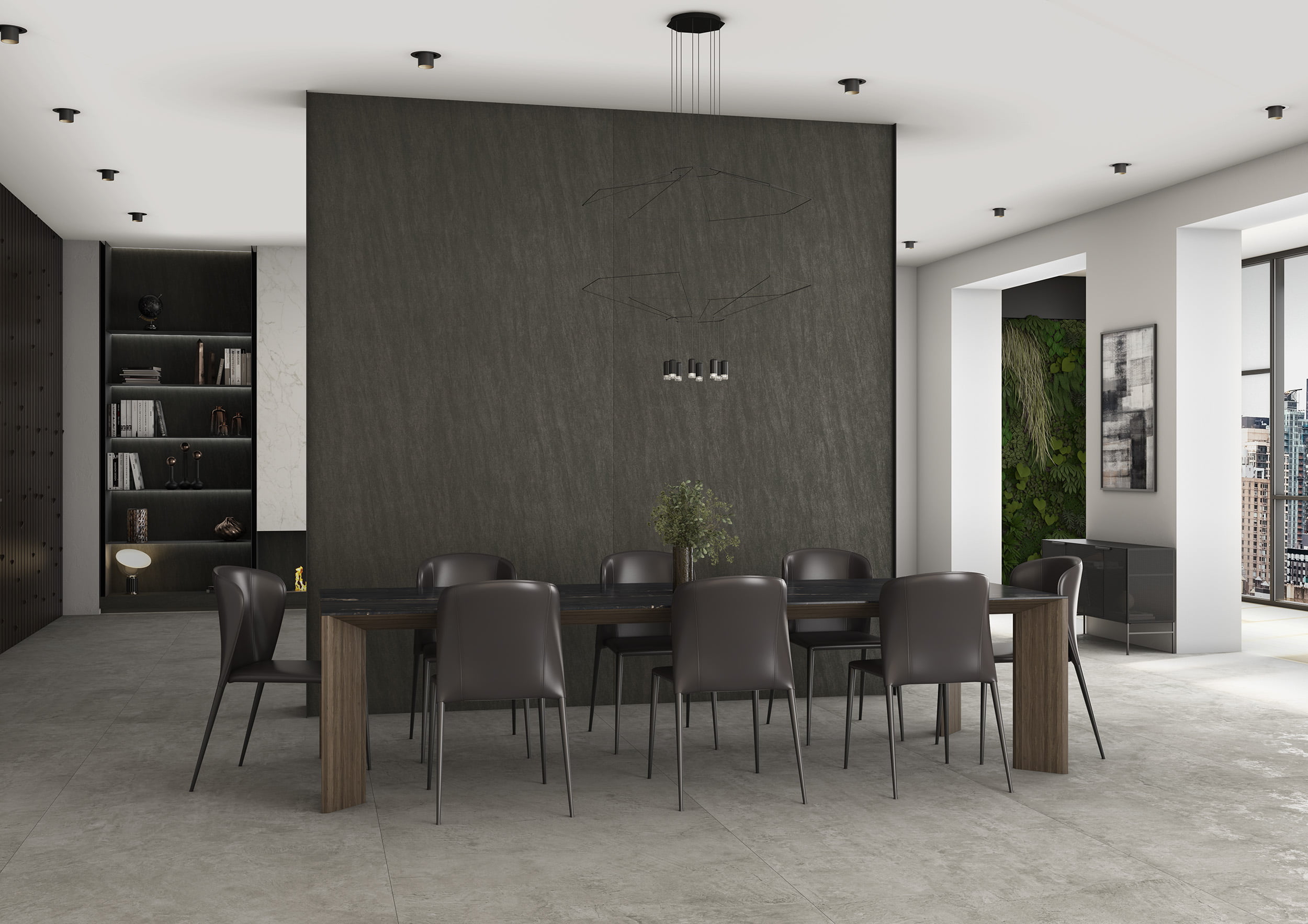 Ascale Etna Black 12mm Porselen Tezgah