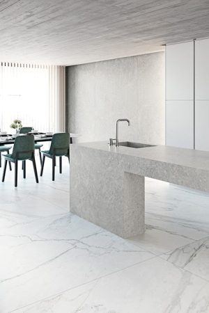 Ascale Grassi White 12mm Porselen Tezgah