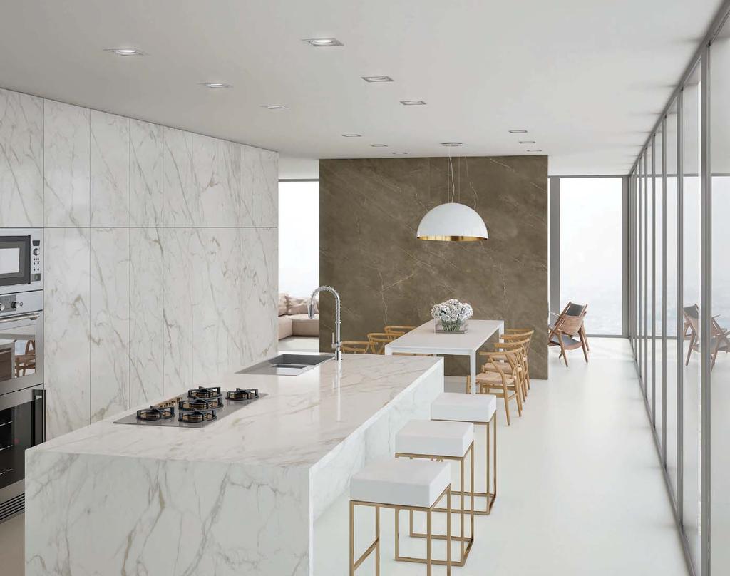 Ascale Grassi White 12mm Porselen Tezgah