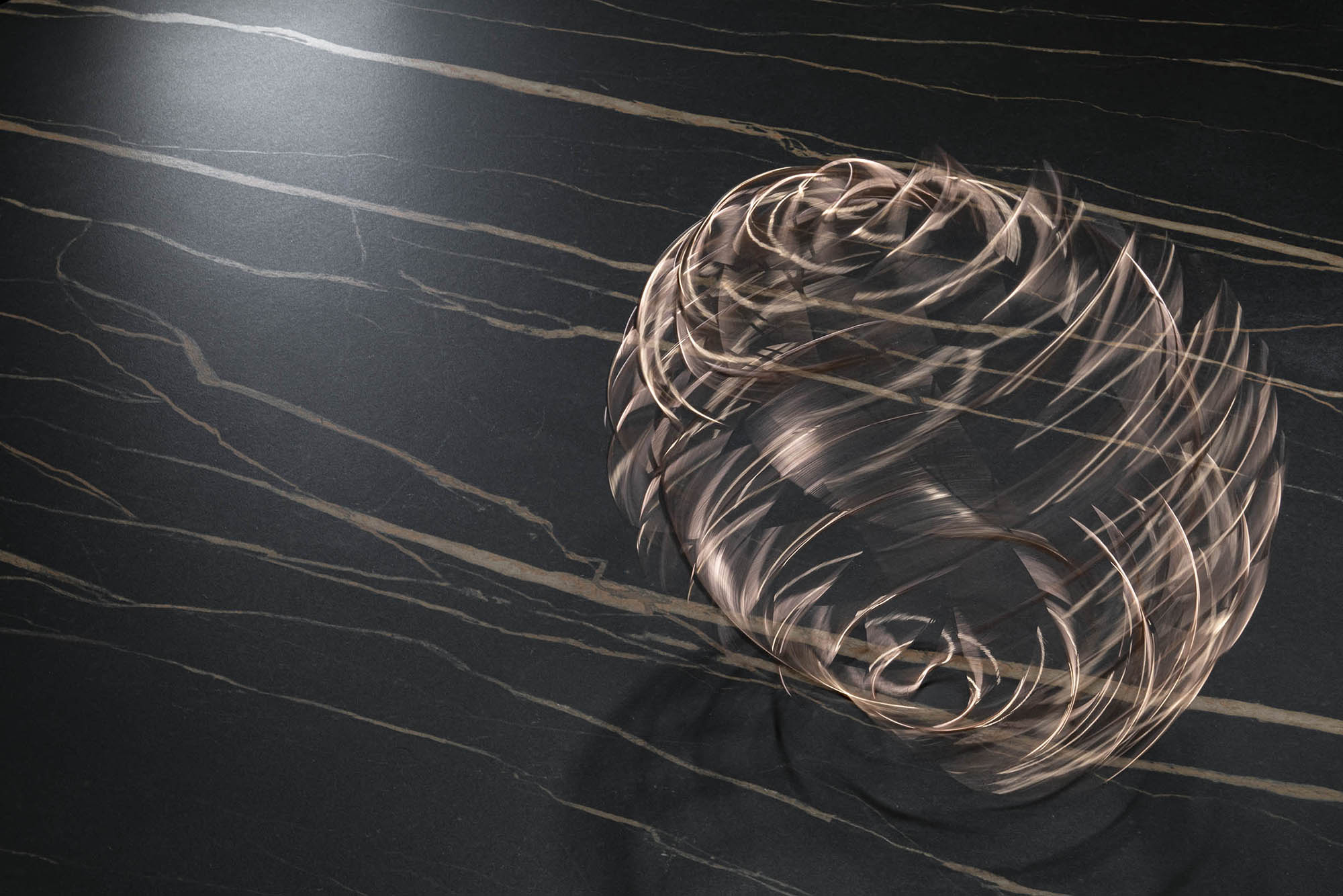 Ascale Laurent Black 12mm Porselen Tezgah