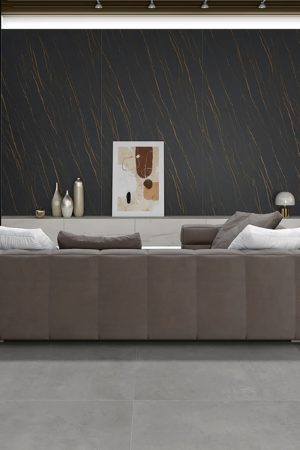 Ascale Laurent Black 12mm Porselen Tezgah