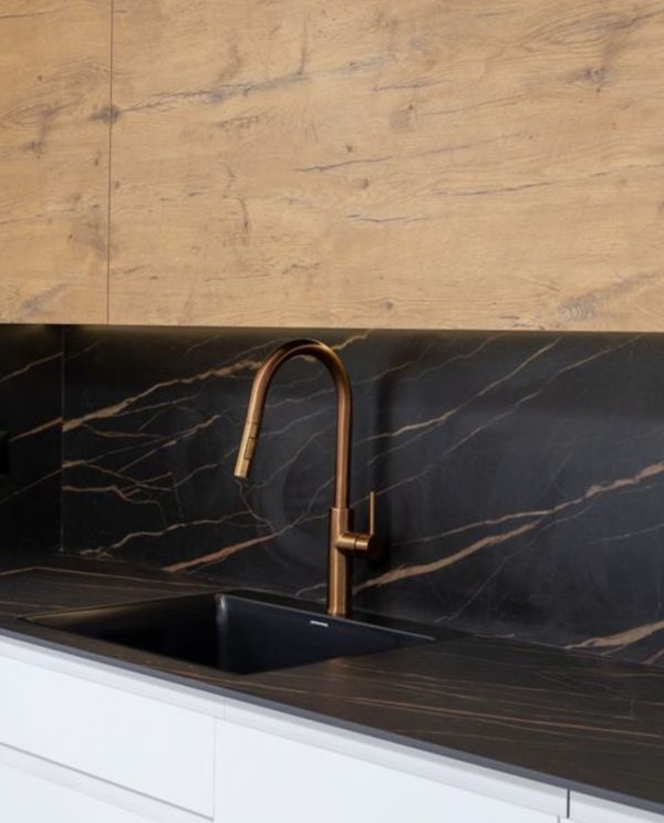 Ascale Laurent Black 12mm Porselen Tezgah