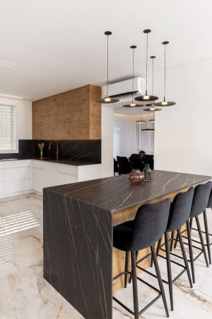 Ascale Laurent Black 12mm Porselen Tezgah