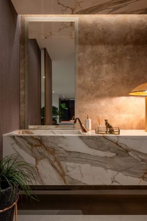 Ascale Macchia Vecchia Gold 12mm Porselen Tezgah