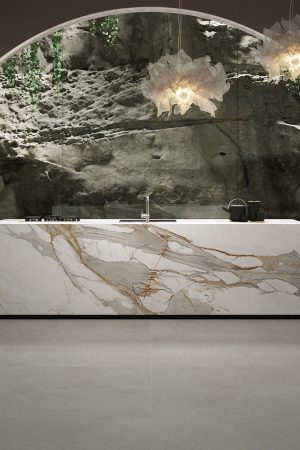 Ascale Macchia Vecchia Gold 12mm Porselen Tezgah