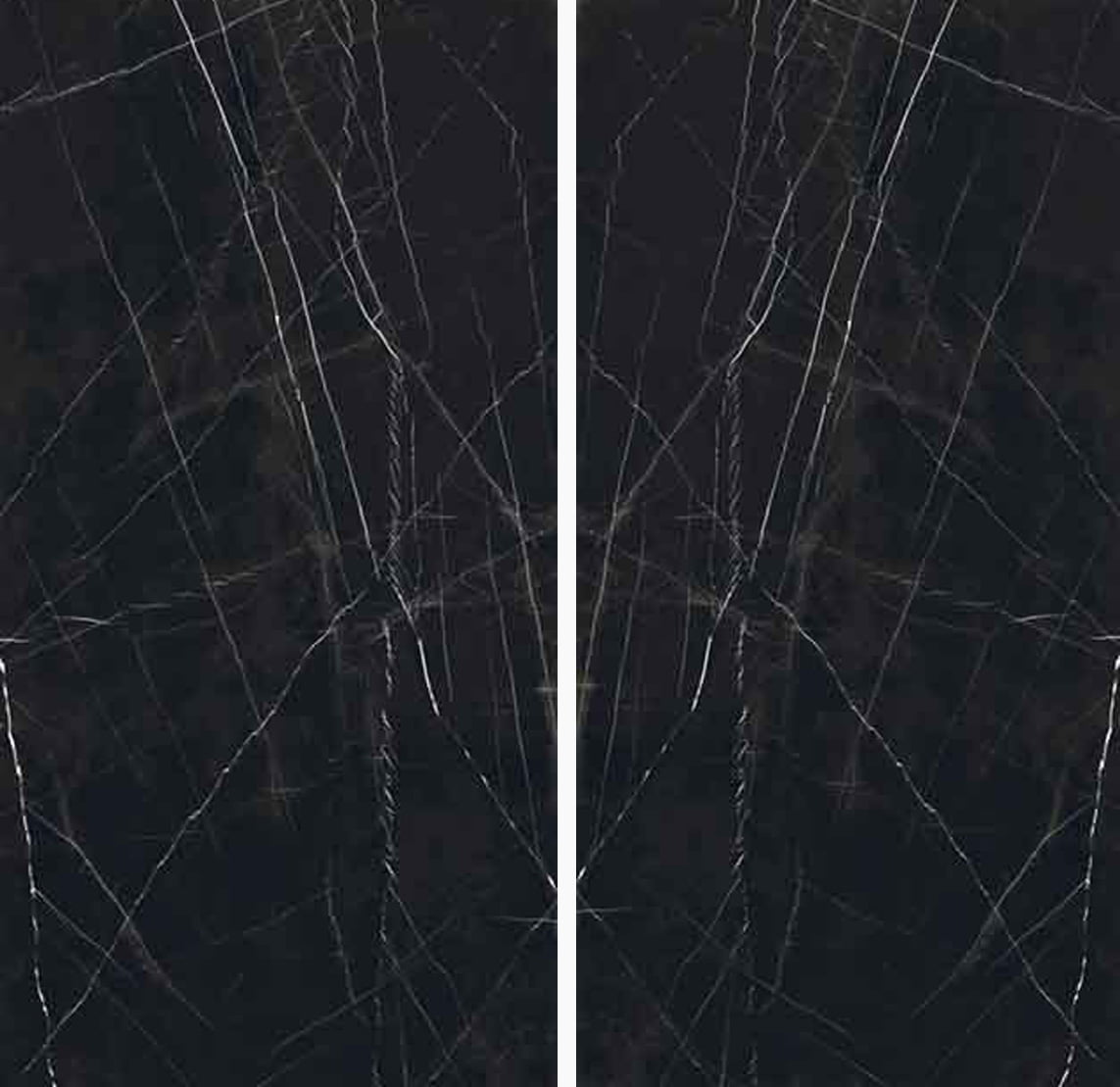 Ascale Marquina Black 12mm Porselen Tezgah