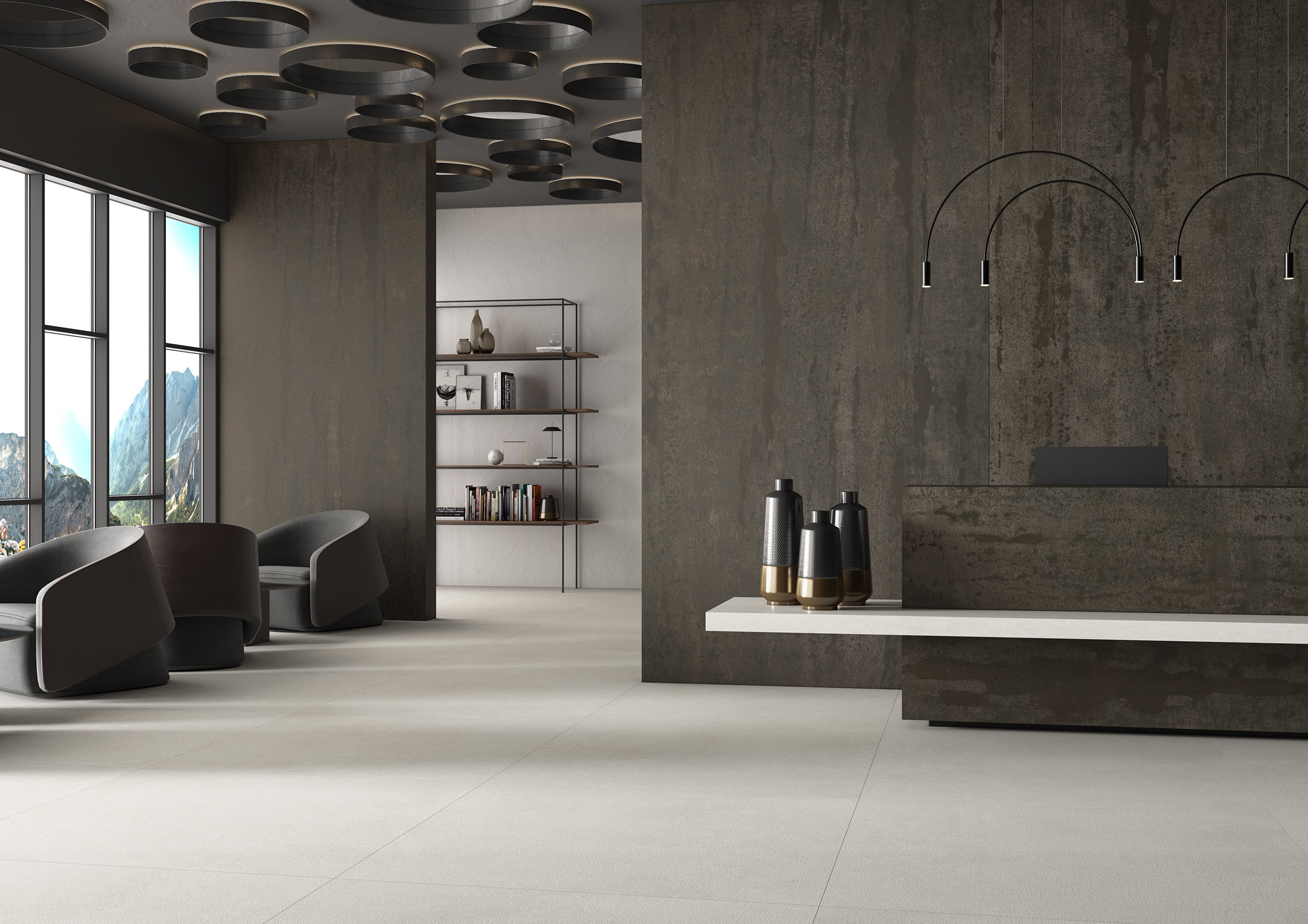 Ascale Millenium Copper 12mm Porselen Tezgah