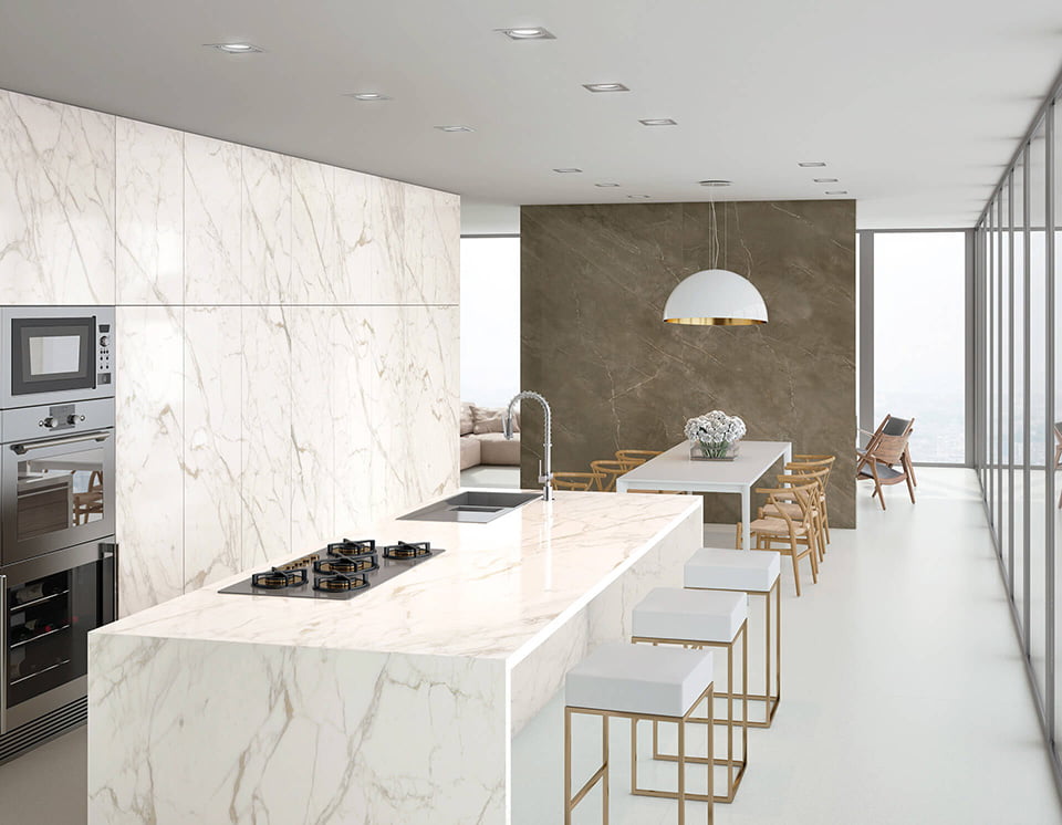 Ascale Vagli Gold 12mm Porselen Tezgah