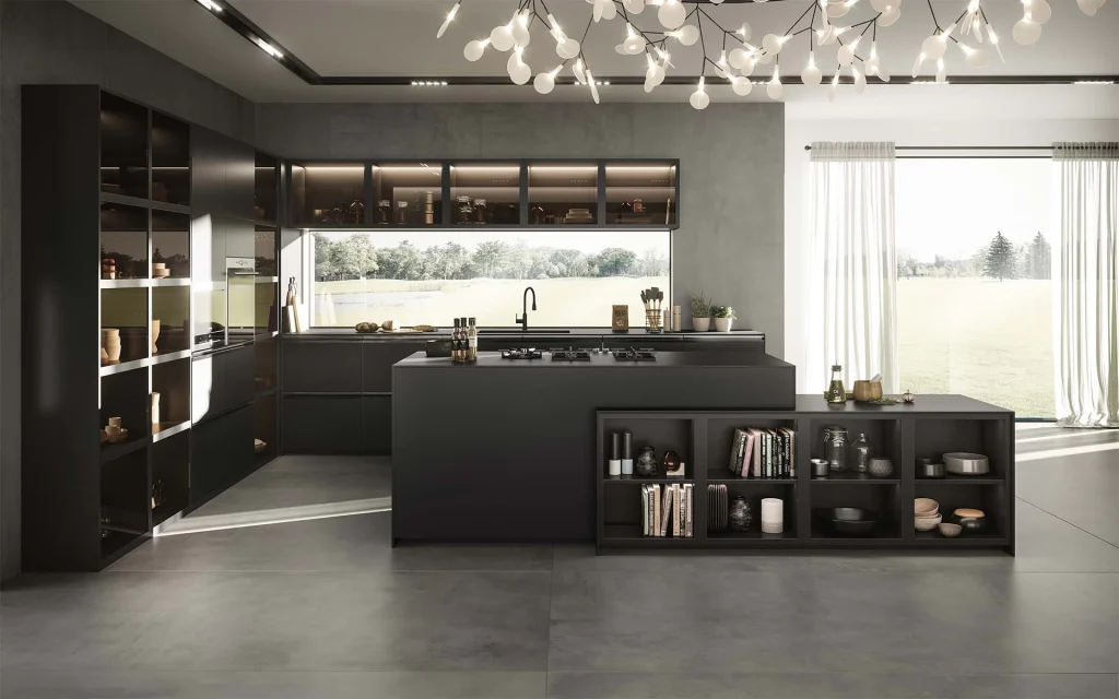 Atlas Plan Absolute Black 12mm Porselen Tezgah