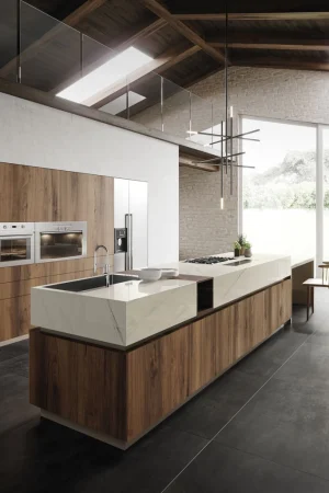 Atlas Plan Bianco Dolomite 12mm Porselen Tezgah