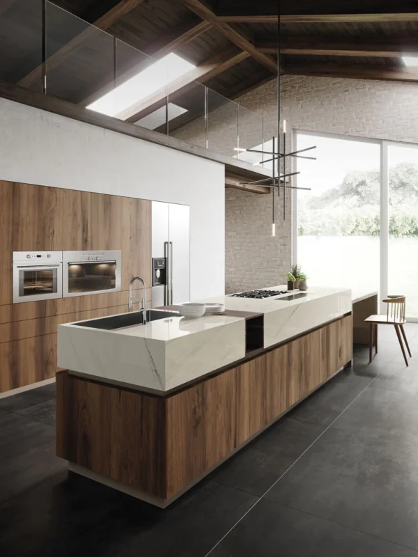 Atlas Plan Bianco Dolomite 12mm Porselen Tezgah