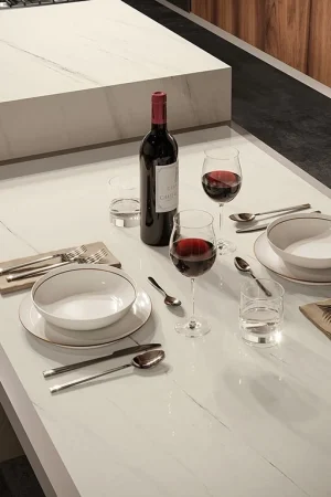 Atlas Plan Bianco Dolomite 12mm Porselen Tezgah