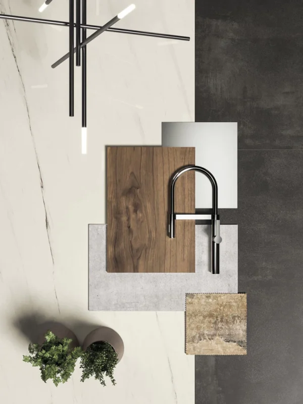 Atlas Plan Bianco Dolomite 12mm Porselen Tezgah