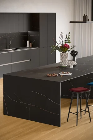 Atlas Plan Black Atlantis 12mm Porselen Tezgah