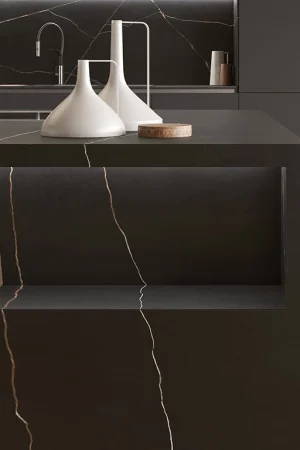 Atlas Plan Black Atlantis 12mm Porselen Tezgah