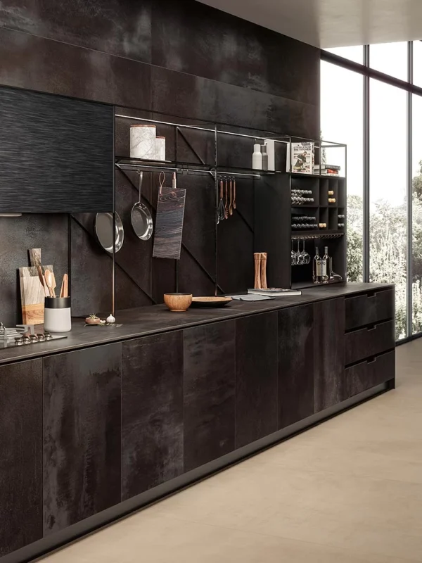 Atlas Plan Blaze Iron 12mm Porselen Tezgah