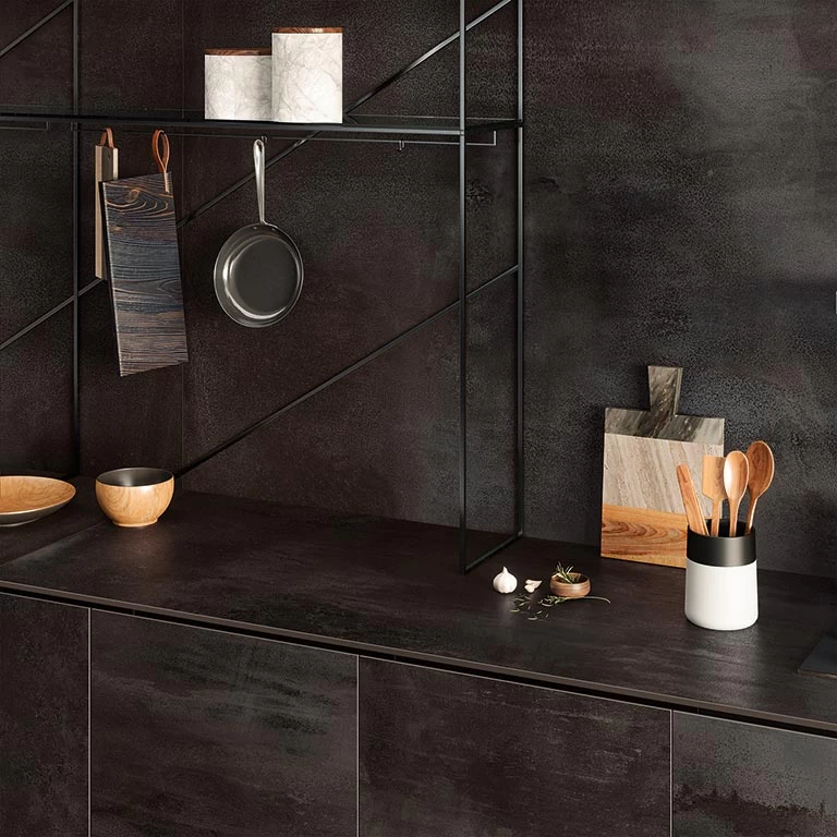 Atlas Plan Blaze Iron 12mm Porselen Tezgah