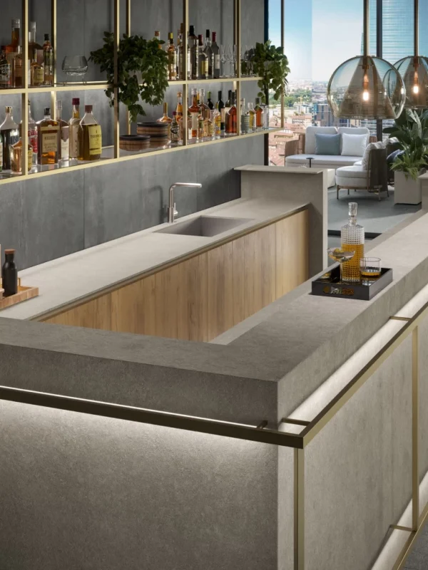 Atlas Plan Boost Mineral Grey 12mm Porselen Tezgah