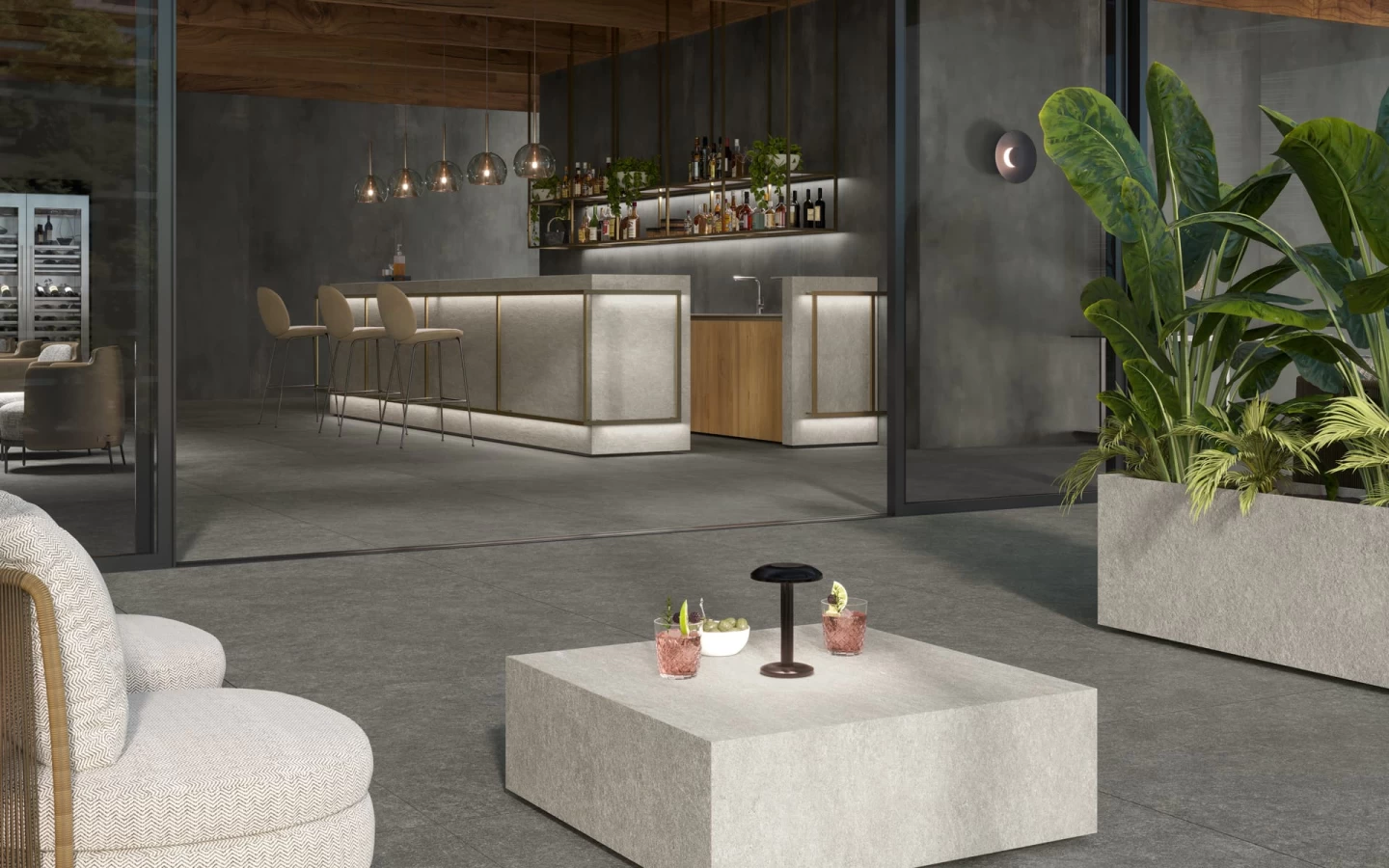 Atlas Plan Boost Mineral Grey 12mm Porselen Tezgah