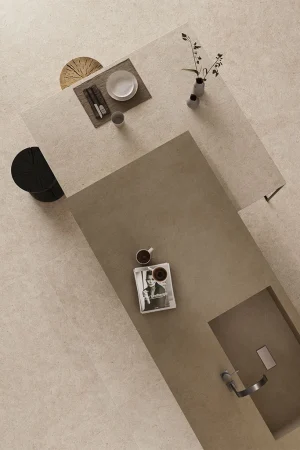 Atlas Plan Boost Natural Ecru 12mm Porselen Tezgah