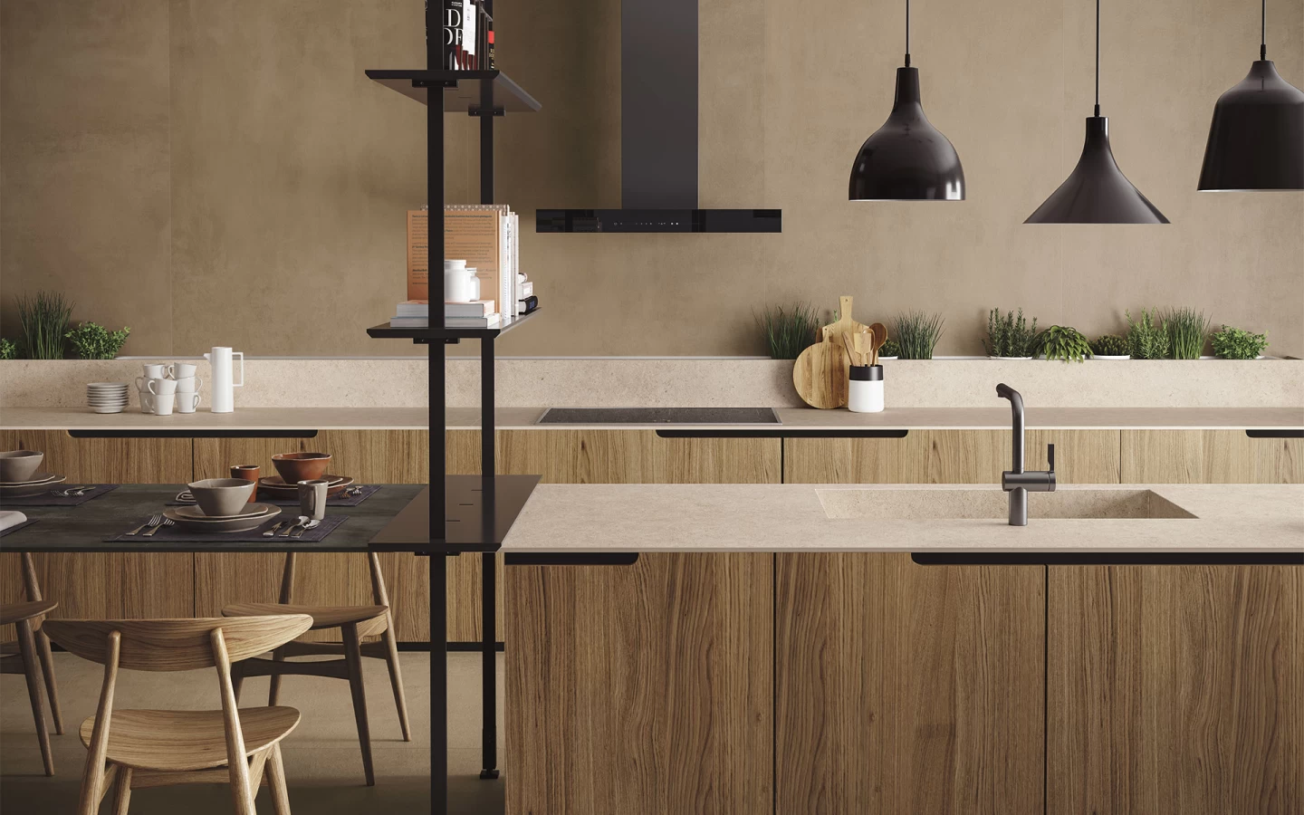 Atlas Plan Boost Stone Ivory 12mm Porselen Tezgah