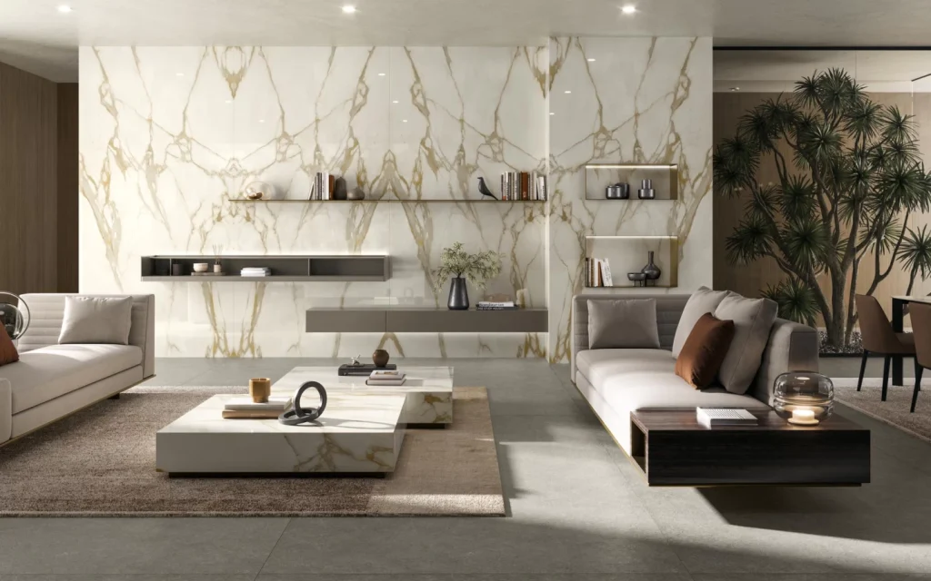 Atlas Plan Calacatta Gold 12mm Porselen Tezgah