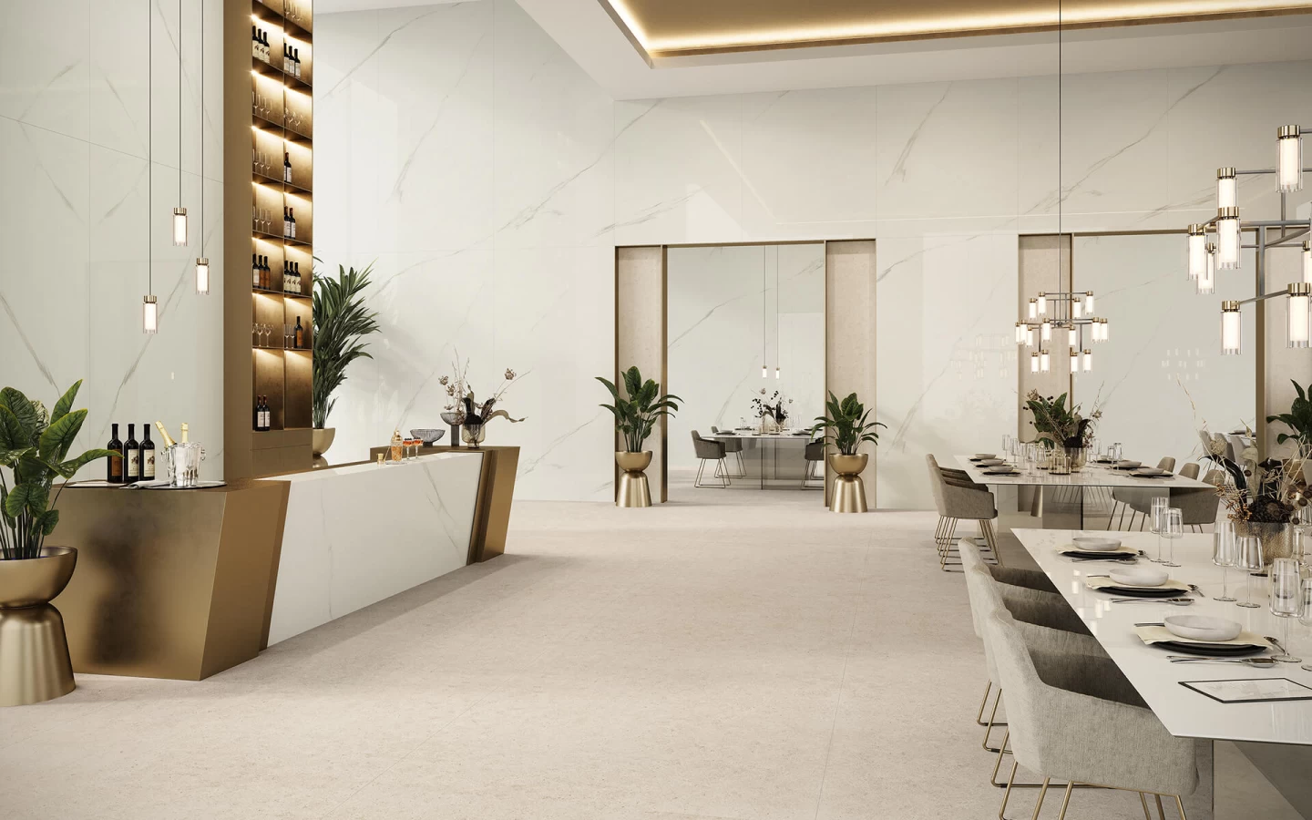 Atlas Plan Calacatta Meraviglia 12mm Porselen Tezgah