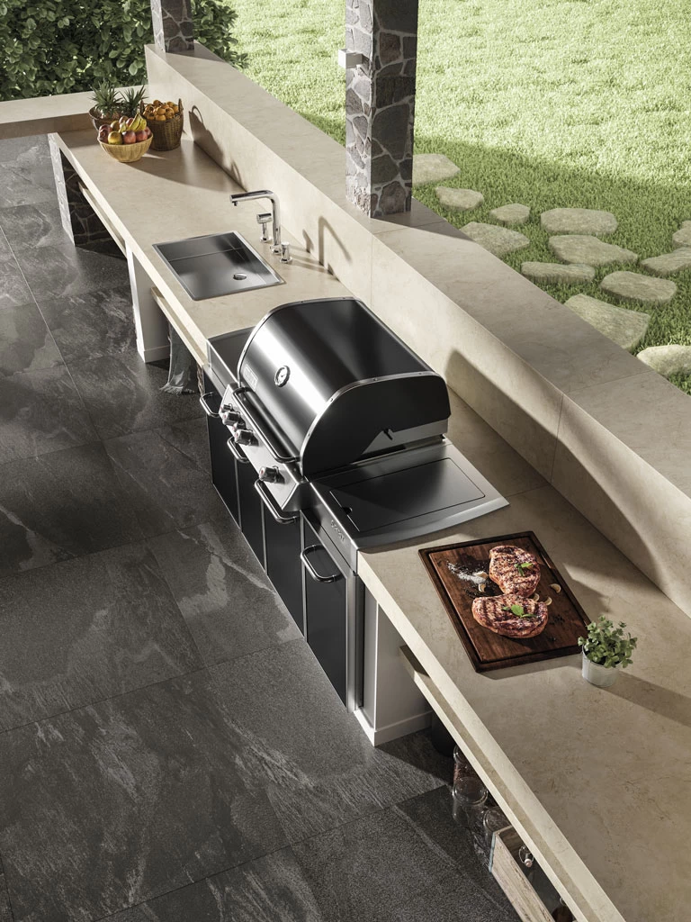 Atlas Plan Cream Prestige 12mm Porselen Tezgah