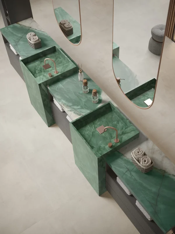 Atlas Plan Exotic Green 12mm Porselen Tezgah