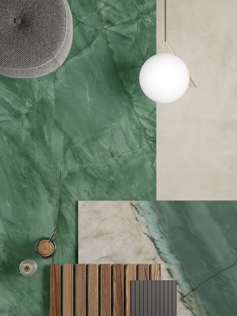 Atlas Plan Exotic Green 12mm Porselen Tezgah