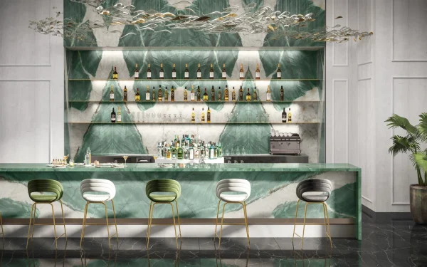 Atlas Plan Exotic Wave 12mm Porselen Tezgah