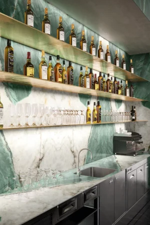 Atlas Plan Exotic Wave 12mm Porselen Tezgah