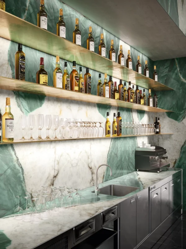 Atlas Plan Exotic Wave 12mm Porselen Tezgah