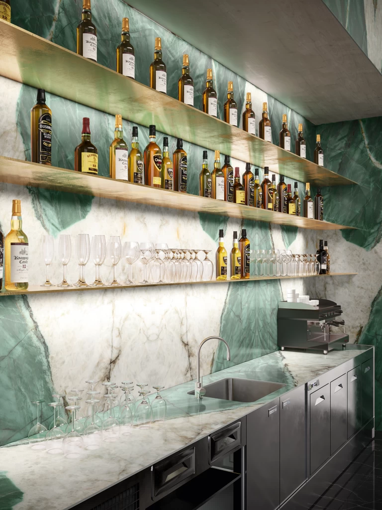 Atlas Plan Exotic Wave 12mm Porselen Tezgah