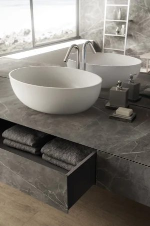 Atlas Plan Grey Stone 12mm Porselen Tezgah