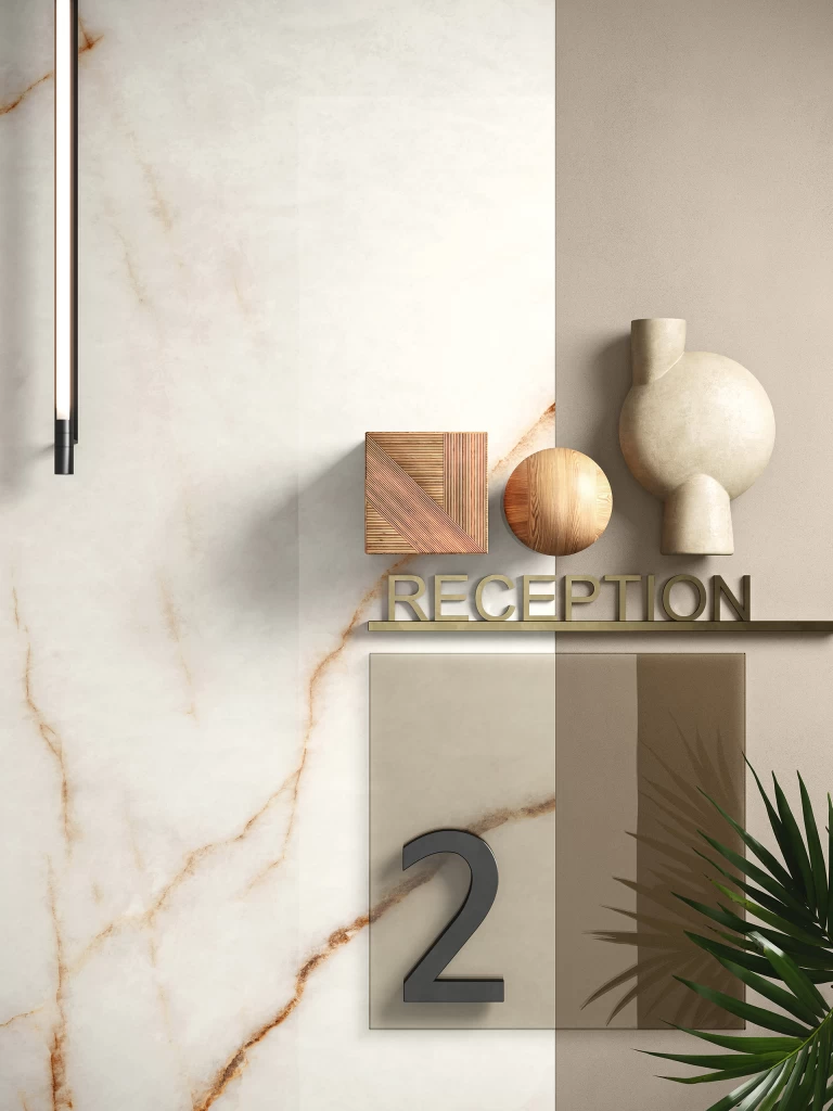 Atlas Plan Ice Crystal 12mm Porselen Tezgah