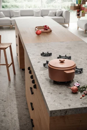 Atlas Plan Kone Mix 12mm Porselen Tezgah