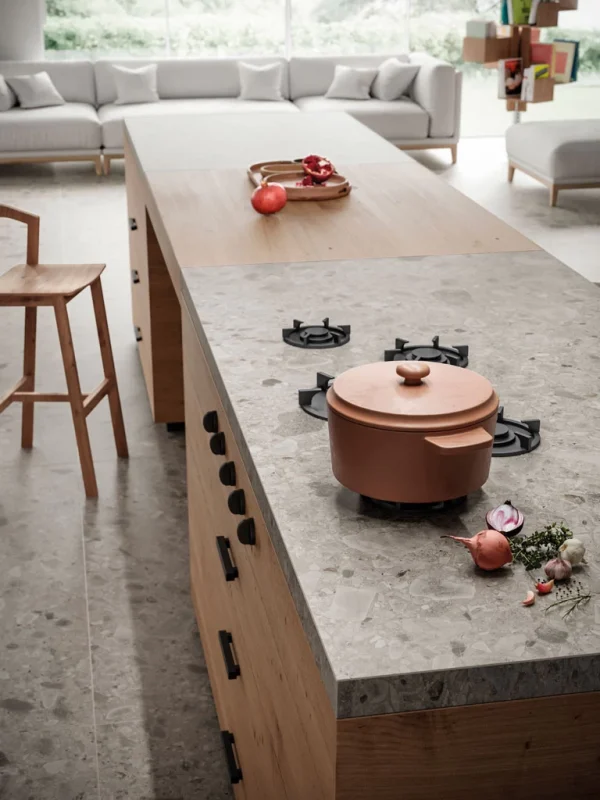 Atlas Plan Kone Mix 12mm Porselen Tezgah