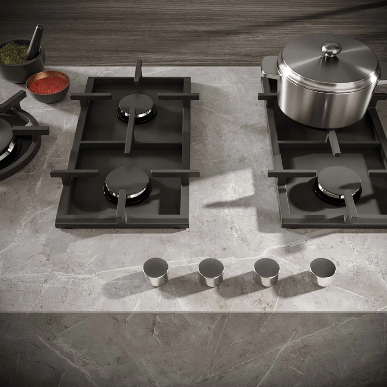 Atlas Plan Light Grey Stone 12mm Porselen Tezgah