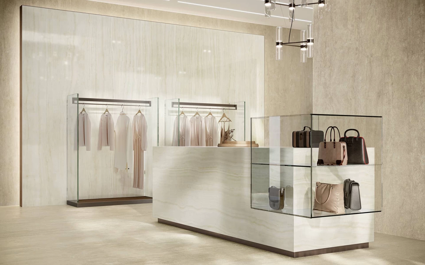 Atlas Plan Onyx Ivory 12mm Porselen Tezgah