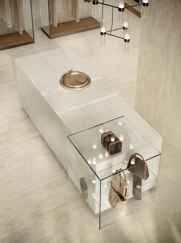 Atlas Plan Onyx Ivory 12mm Porselen Tezgah