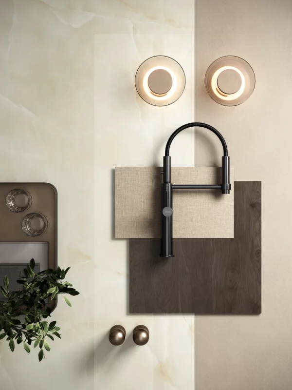 Atlas Plan Onyx White 12mm Porselen Tezgah